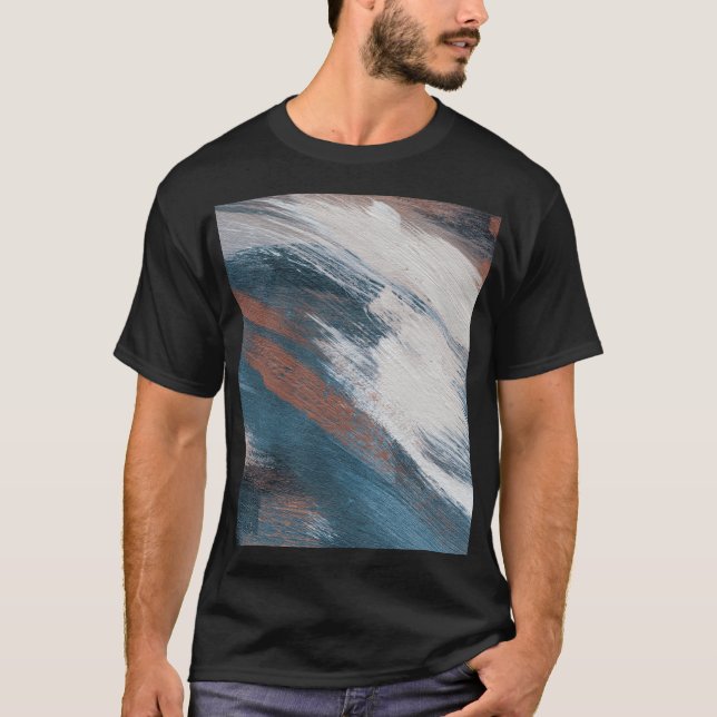 Camiseta Arte Resumen: Brotes Versátiles De Cepillo. (Anverso)