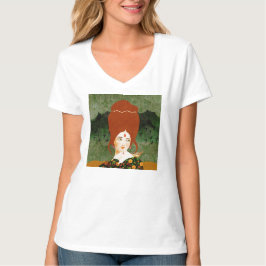 Camiseta arte retrato