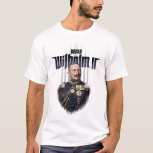 Camiseta Arte retrato de Kaiser Wilhelm II