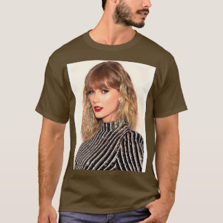 Camiseta Arte retrato de TayIor Swjft