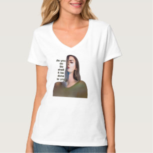 Camiseta Arte retrato motivacional