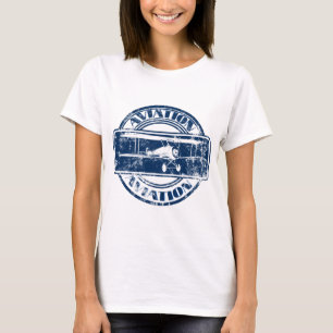 Camiseta Arte retro de la aviación