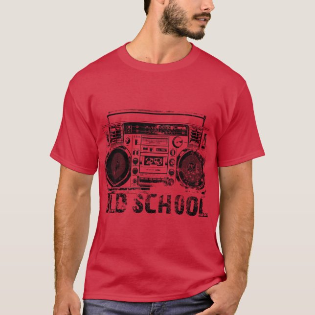 Camiseta Arte retro de Old School Boombo (Anverso)