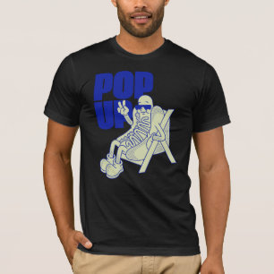 Camiseta Arte Retro de Perro Caliente de Dibujos Animados E