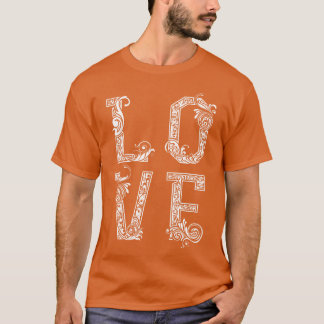 Camiseta Arte retro del amor