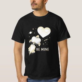 Camiseta Arte Retro del Cohete Espacial 'Sé Mía' para San V