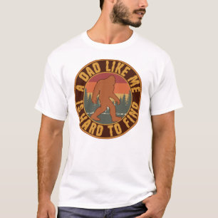 Camiseta Arte Retro del Día del Padre Divertido Bigfoot Sas
