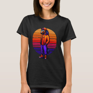 Camiseta Arte Retro Puesta de Sol Estilo Urbano Moderno Cab