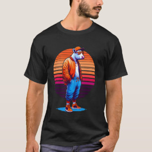 Camiseta Arte Retro Puesta de Sol Estilo Urbano Moderno Vac