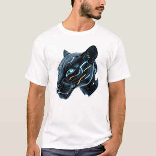 Camiseta Arte Robótico Panther Face