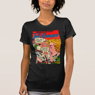 Camiseta Arte romántico - arte cómico romántico del vint