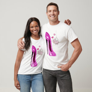 Camiseta Arte rosa volador y de Stiletto Hearts