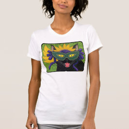 Camiseta Arte salvaje Shi de la máscara de New Orleans del