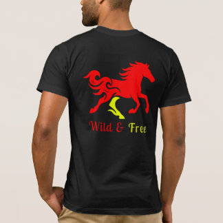 Camiseta Arte salvaje y libre de caballos Tribal Horse Love