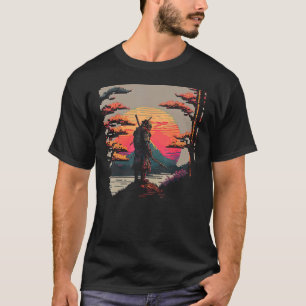 Camiseta Arte Samurai de 18 bits