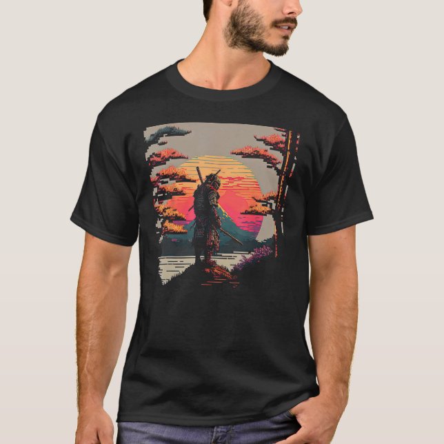 Camiseta Arte Samurai de 18 bits (Anverso)