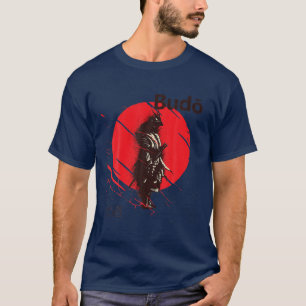 Camiseta Arte Samurai japonés imprime código de Bushido a