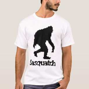 Camiseta Arte Sasquatch del pixel