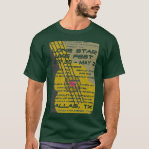 Camiseta Arte solitario del poster del Fest de Uke de la