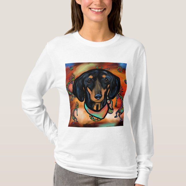CAMISETA ARTE SUDOESTE DACHSHUND (Anverso)