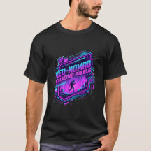 Arte Synthwave Neo-Nómada Cyberpunk - Futuro Retro