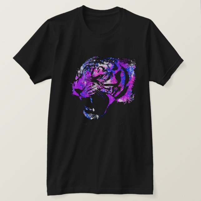 Camiseta Arte tigre (Anverso del diseño)