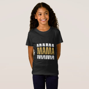 Camiseta Arte tipográfico de mamá osa minimalista y adorabl