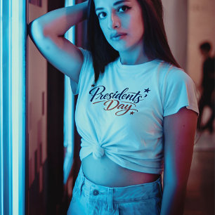 Camiseta Arte tipográfico rústico a mano del Día de los Pre