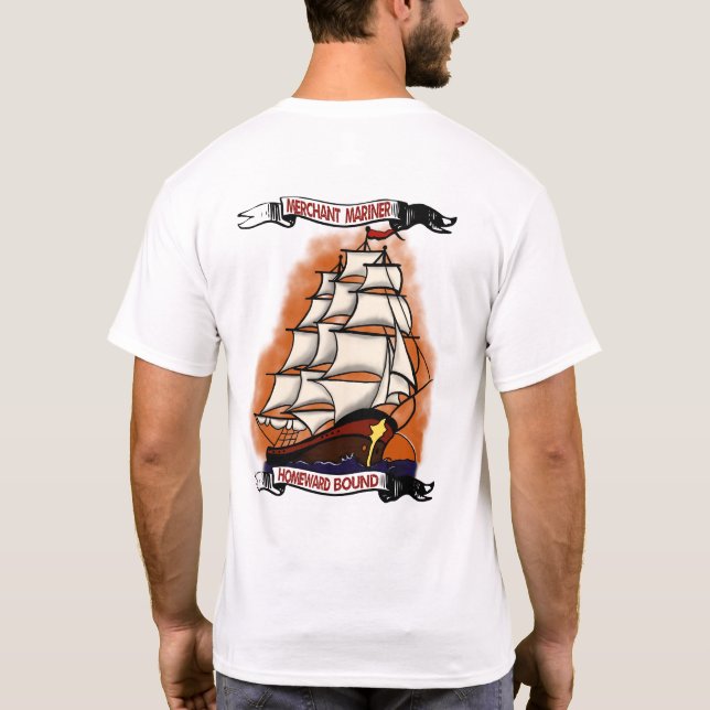 Camiseta Arte tradicional enclavado en el hogar (Reverso)