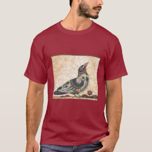 Camiseta Arte Tradicional Indio de Aves Folclóricas - Triba