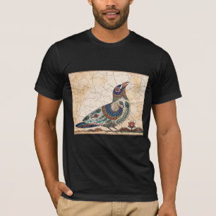 Camiseta Arte tradicional indio de aves folclóricas - Triba
