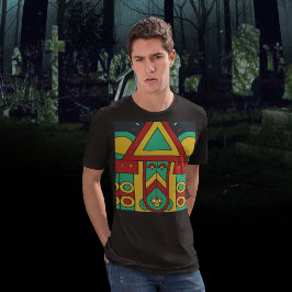 Camiseta Arte tribal azteca tiki