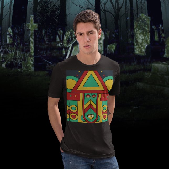 Camiseta Arte tribal azteca tiki (Subido por el creador)