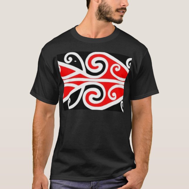 Camiseta arte tribal de los diseños maoríes para usted (Anverso)