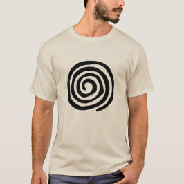 Camiseta Arte tribal mexicano primitivo espiral azteca