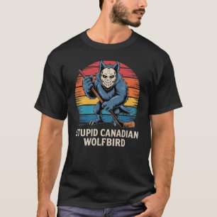 Camiseta Arte único de humor canadiense con aspecto vintage