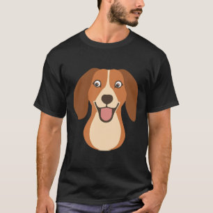 Camiseta Arte vector de perro Beagle