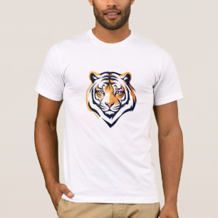 Camiseta Arte vector de tigres Animal moderno gráfico urban
