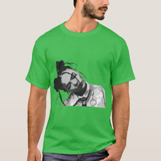 Camiseta Arte vectorial de Nina Chuba Sereno y Edgy Monocro