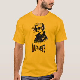 Camiseta Arte vectorial de vibraciones Lo-Fi