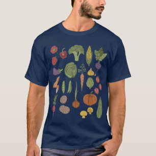Camiseta Arte vegetal Hombres Mujeres Veggie Vegan Garde sa