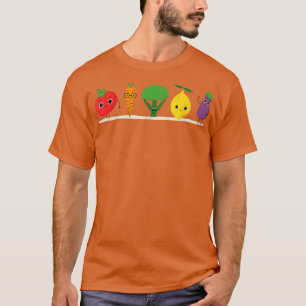 Camiseta Arte vegetal lindo Hombres Mujeres Vegetales Salud
