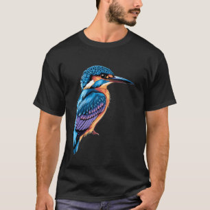Camiseta Arte vibrante del martín pescador