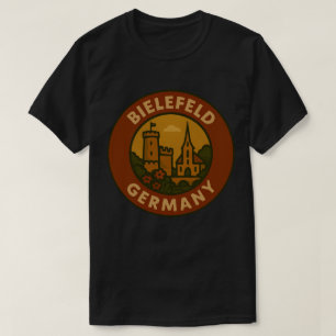Camiseta Arte Vintage Bielefeld Alemania