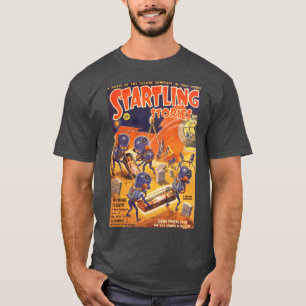 Camiseta arte vintage de ciencia ficción