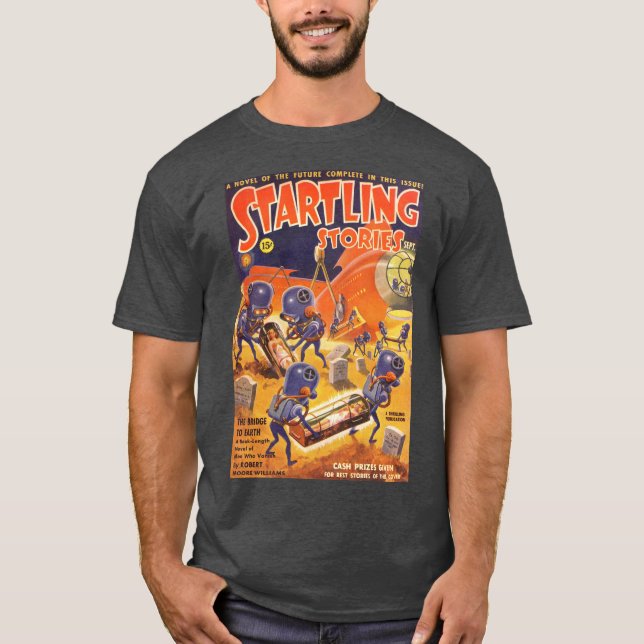 Camiseta arte vintage de ciencia ficción (Anverso)
