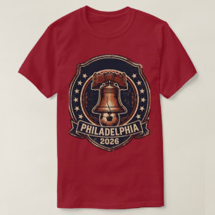 Camiseta Arte Vintage de la Ciudad Anfitriona de la Copa Mu