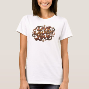 Camiseta Arte vivo RISA AMOR Arte usable
