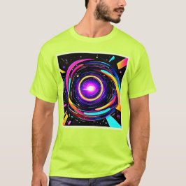 Camiseta Arte vórtice cromático