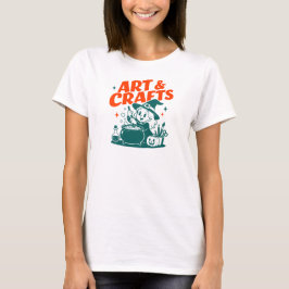 Camiseta Arte y Manualidades Bruja Poción Gráfica de Hallow